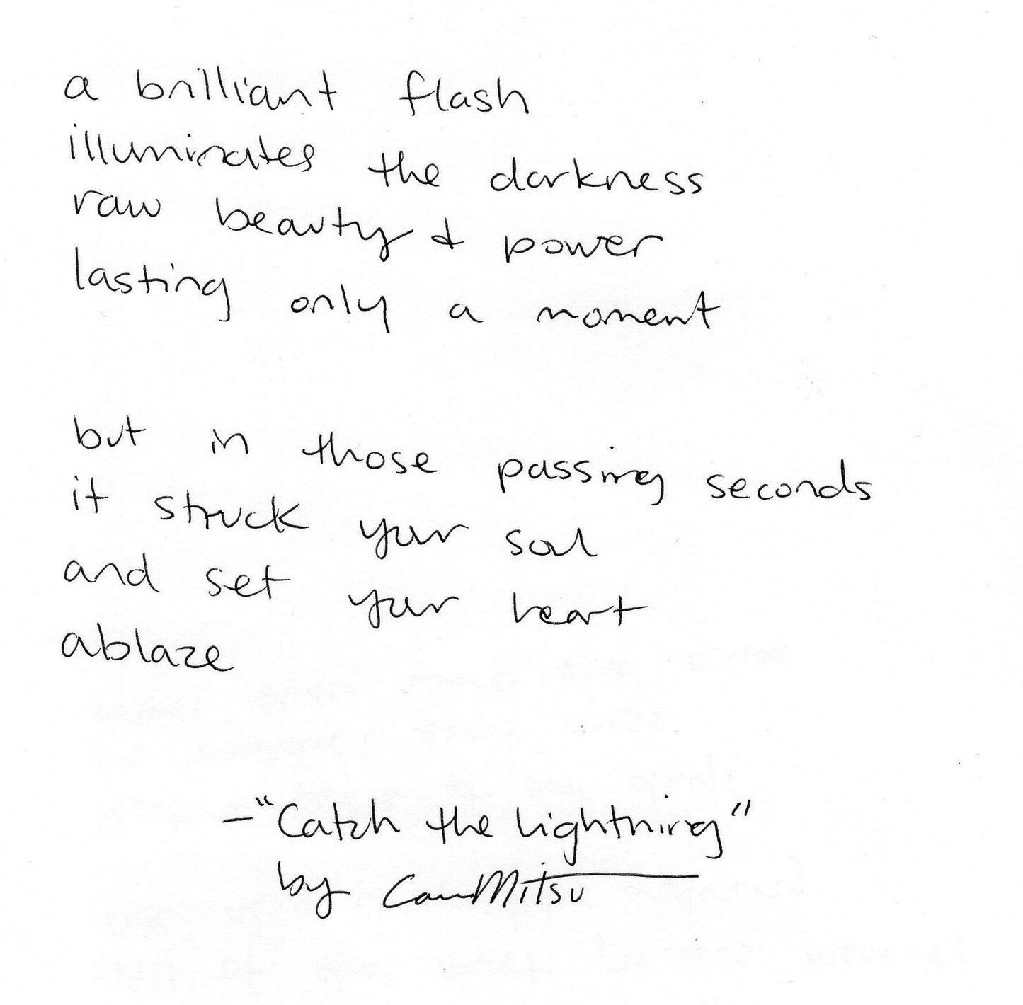 Catch The Lightning