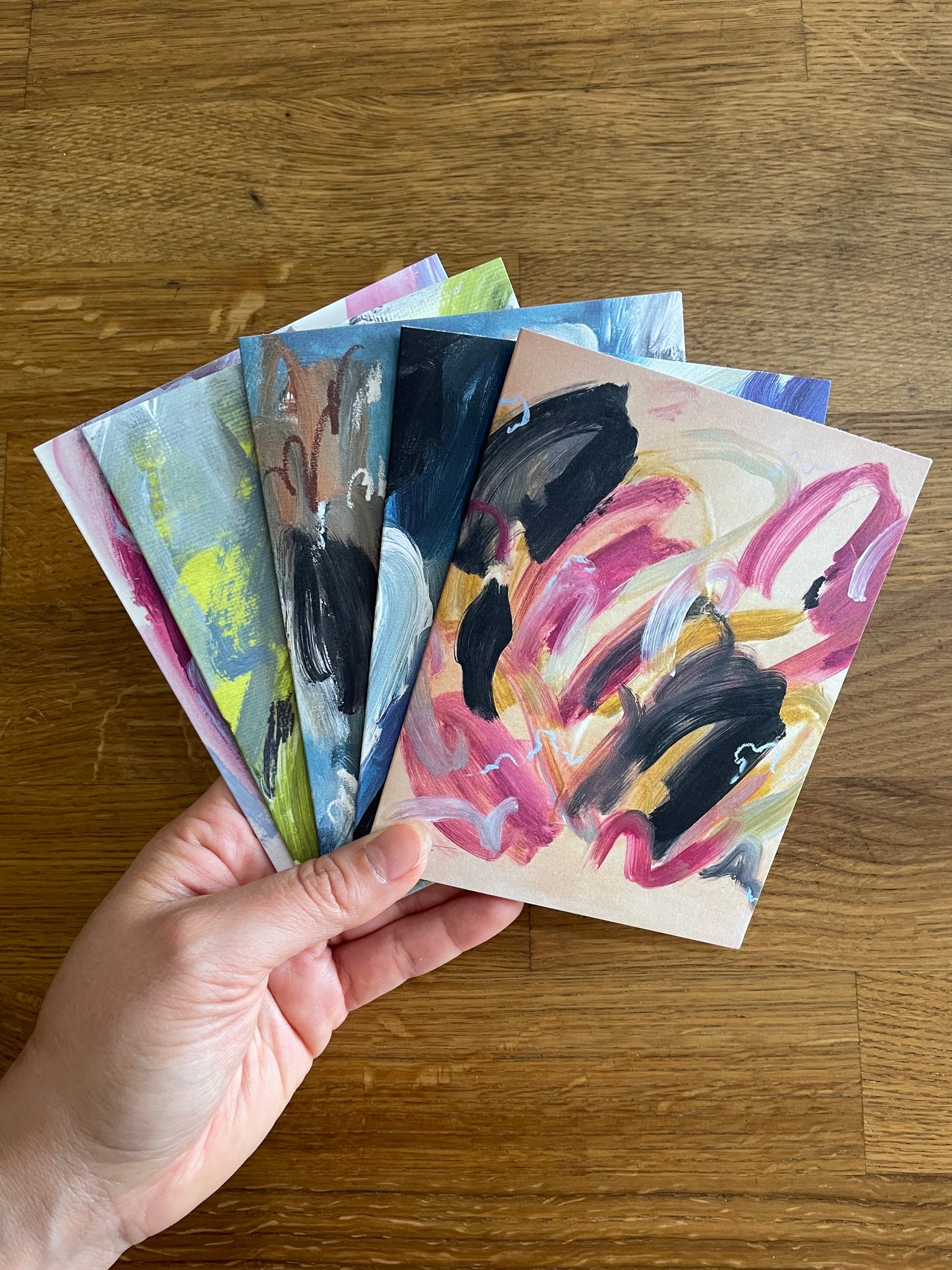 Abstract Art Greeting Cards 5-Pack