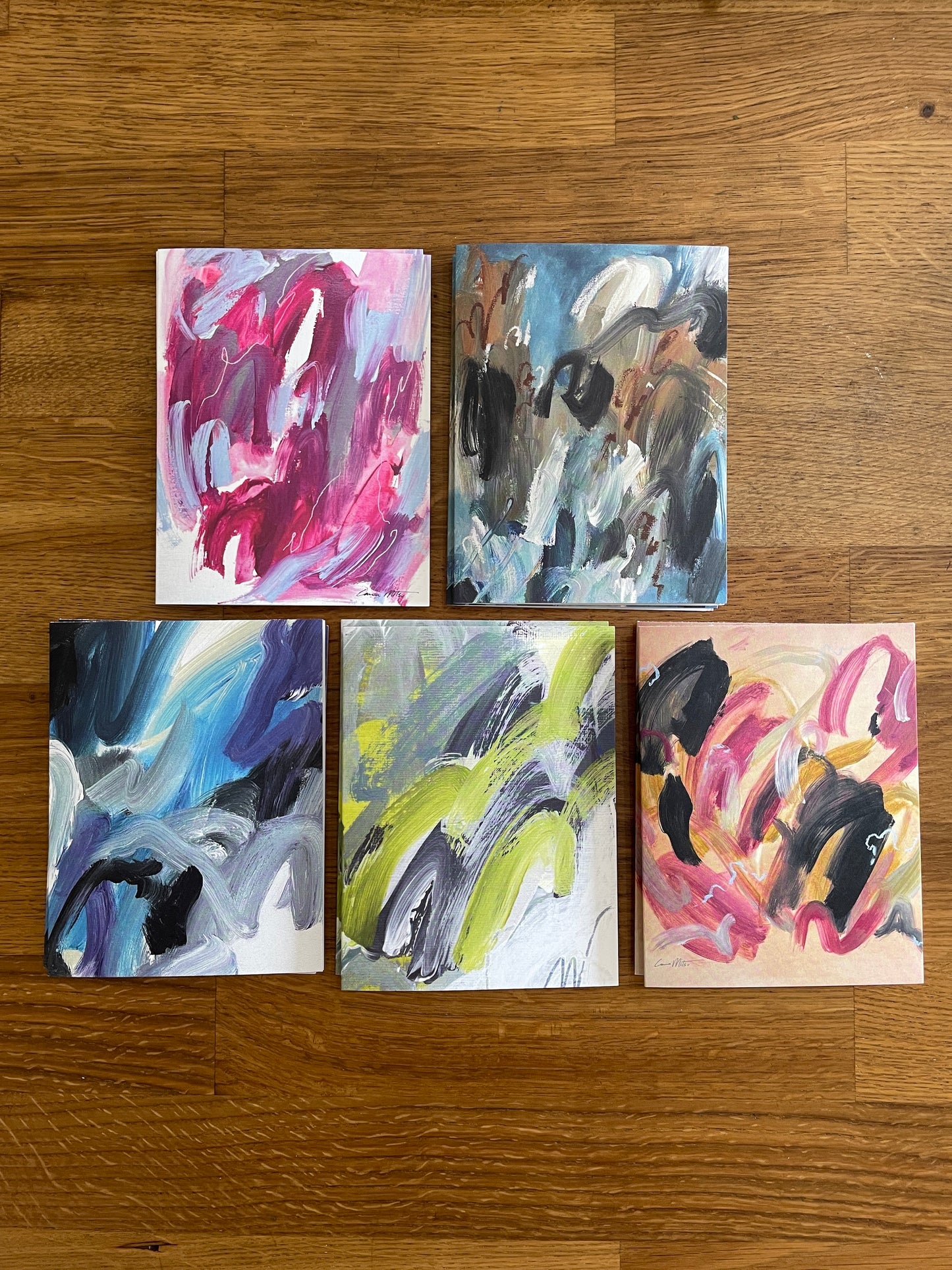 Abstract Art Greeting Cards 5-Pack